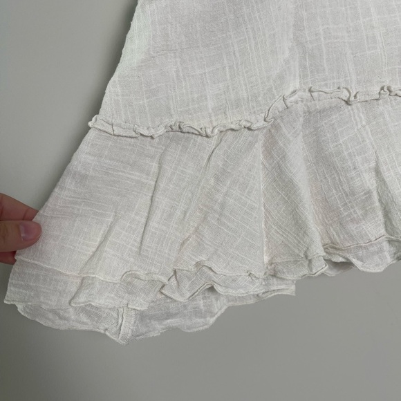 Maeve | Anthropologie | Cascade Tiered Shell Cotton Ruffled Top Artsy Breathable - Picture 4 of 10